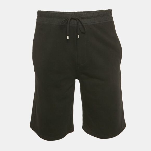 Saint Laurent Paris Black Cotton Shorts Xl